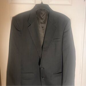 Stafford gray two piece suit set